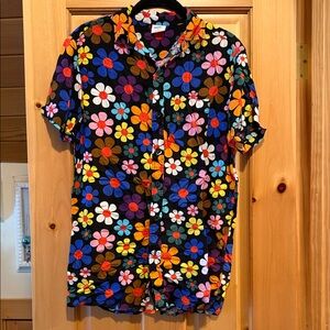 Sonoma Vibrant Floral Men's Button Down Shirt